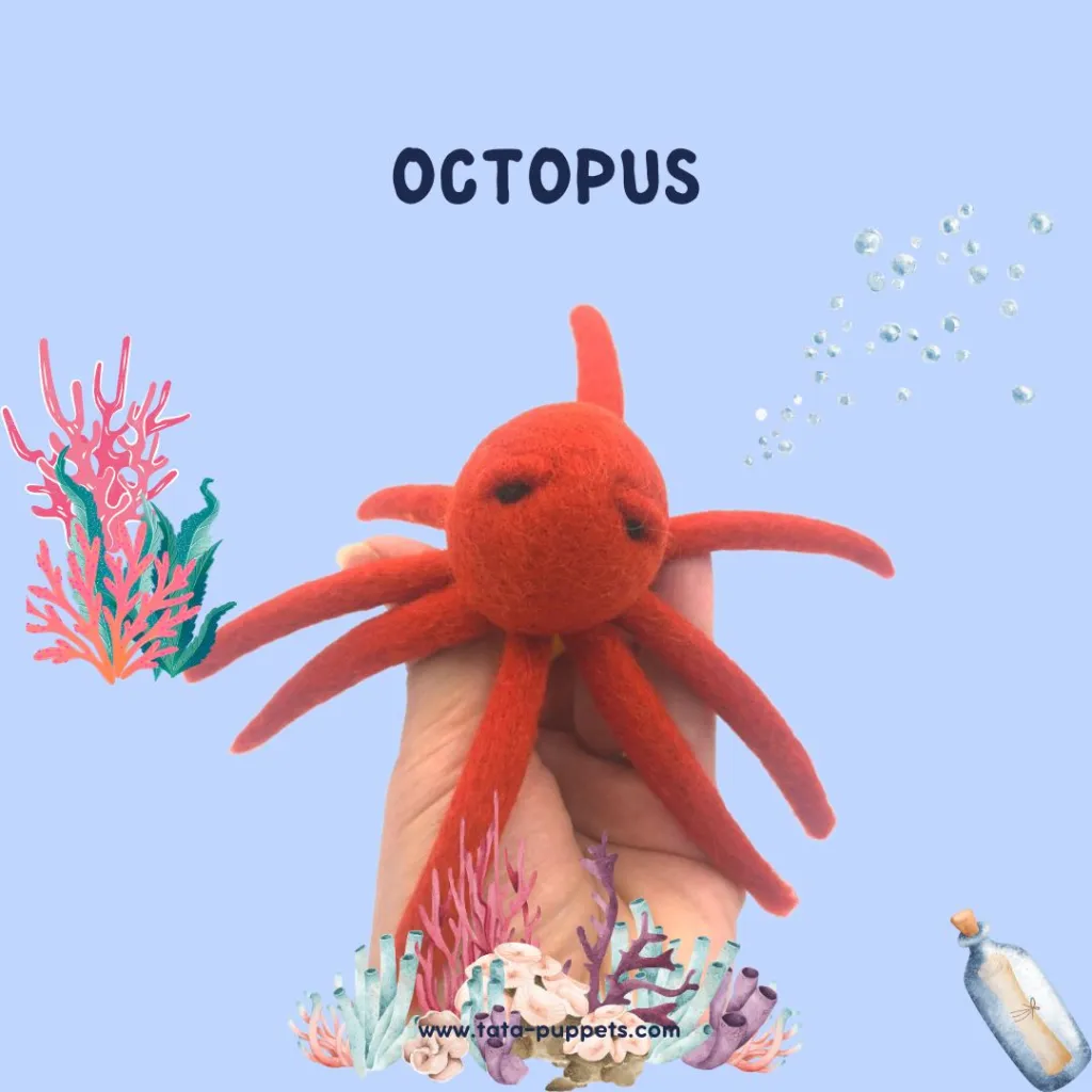 Explore the marine and ocean animals-puppets collection